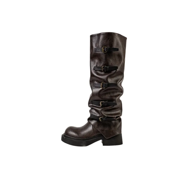 Wonderful Couple Knee high Boots 5.5cm Women's-5