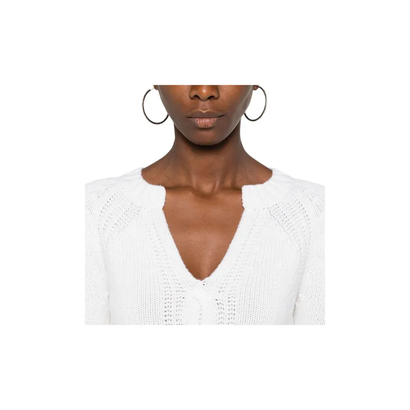 MaxMara V Neck Long Sleeved Jumper-4