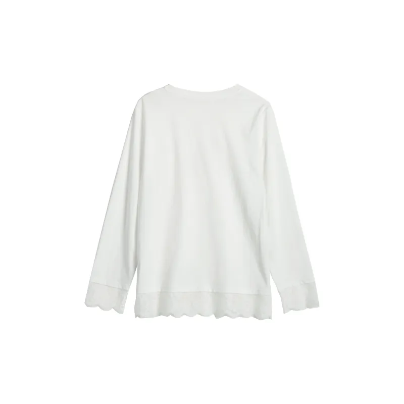 Olrain T Shirts Women's White-1