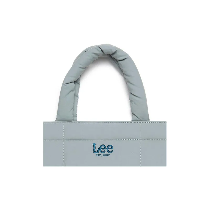 Lee Nylon Tote Bag, Shopping Bag, Handbag Mini Unisex Light Blue-2