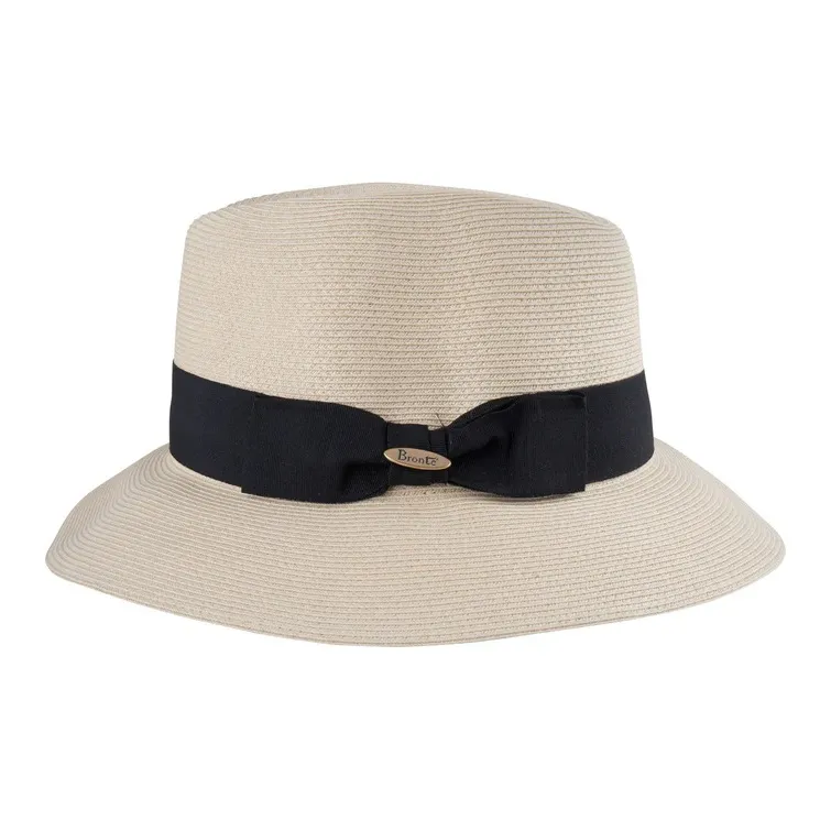 BRONTE Straw Woven Hats & Caps Women's Gray-1
