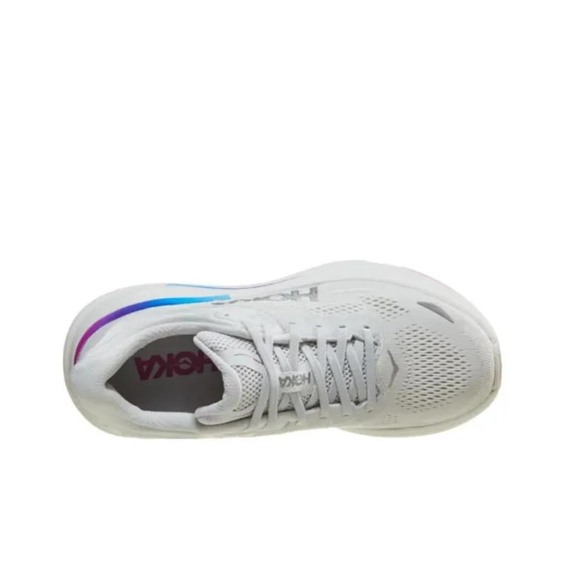 HOKA ONE ONE Bondi 9 Cosmic Grey White Mesh Women's-3