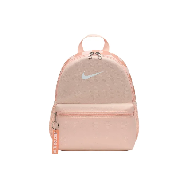 Nike Brasilia Fabric Backpack Regular Unisex Coral Red & Apricot Yellow & Pink & Mountain White-0