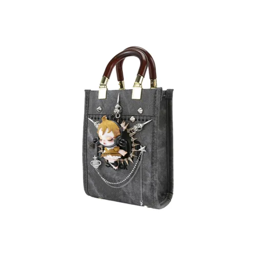 BILING Denim Sheet Music Bag Handbag Medium Size Women's