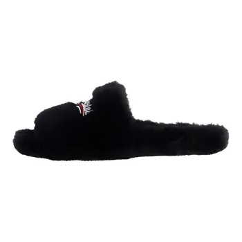 Balenciaga Furry Slippers / Home Slippers Black