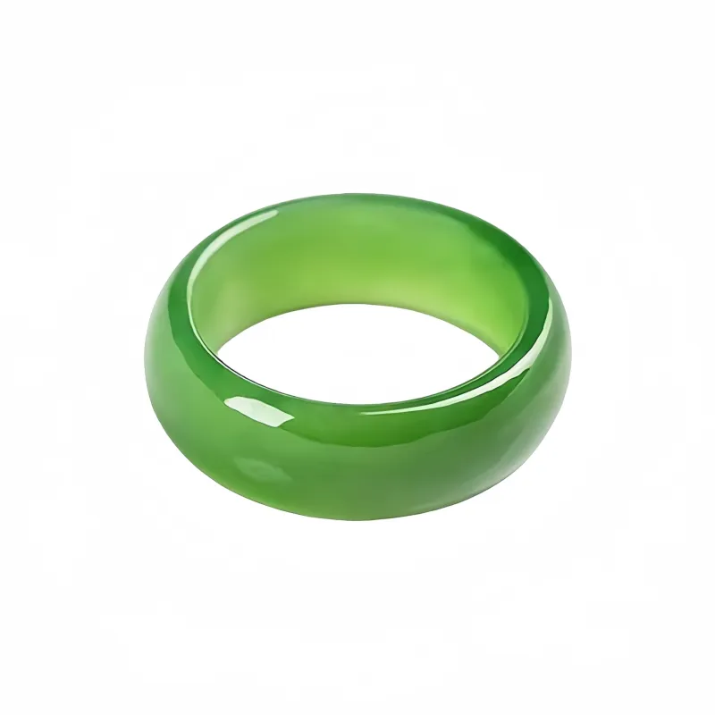 CUIYIN Hetian Jade Rings Jasper Unisex-0
