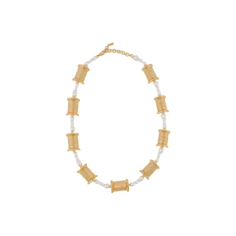 MOSCHINO Brass Necklaces Women's Gold-1