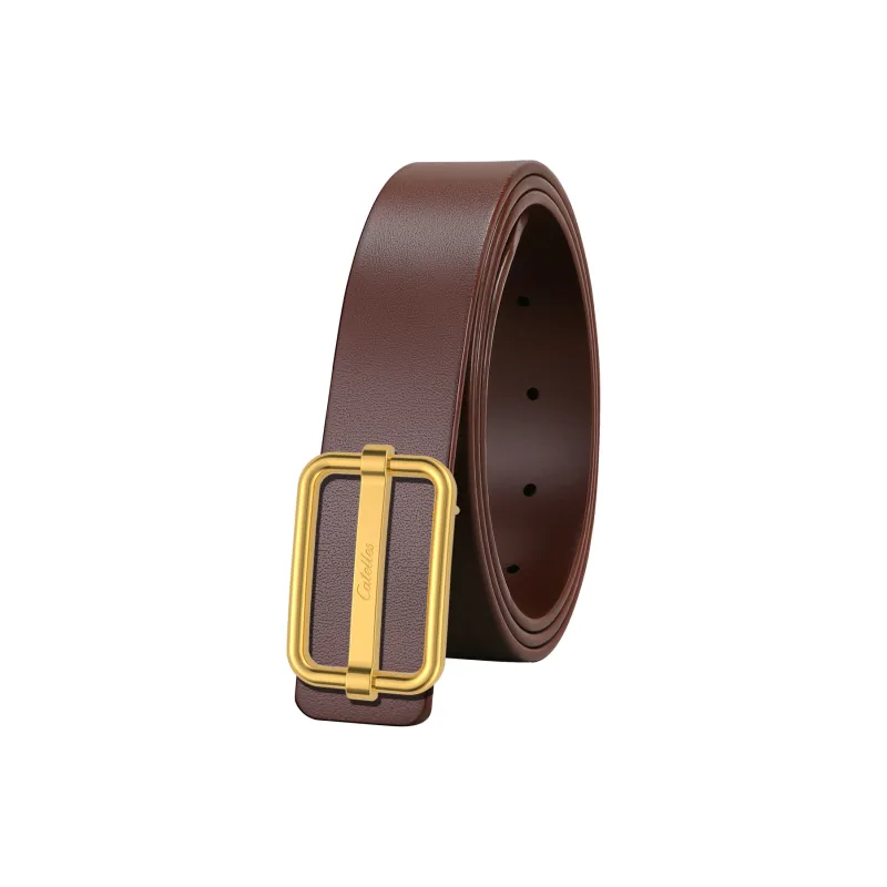 CATELLES Unlined Top Grain Cow Leather Leather Belts Women's 3cm-14