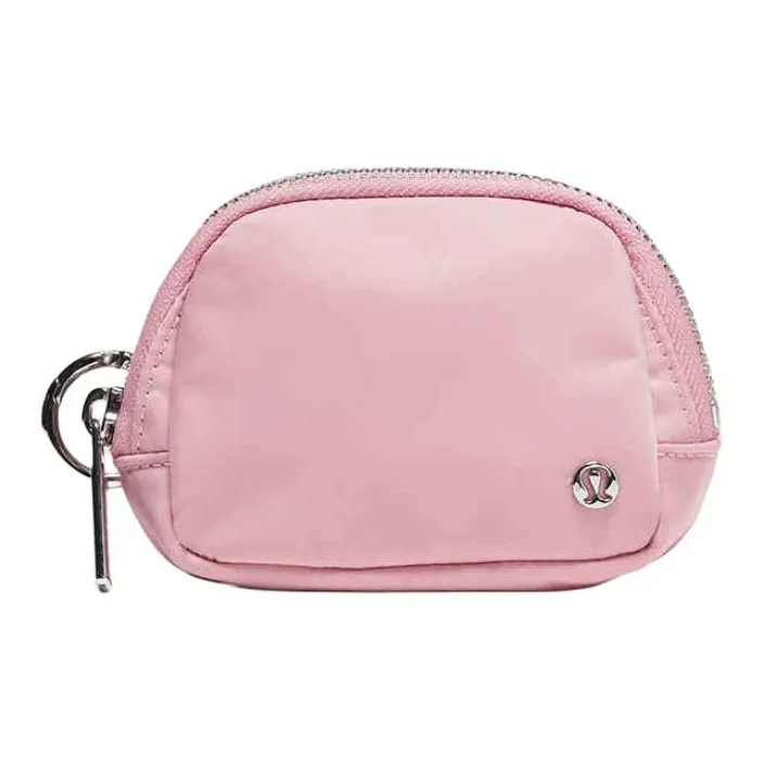 Lululemon Everywhere Nylon Coin Purse Nano Unisex Pink-0