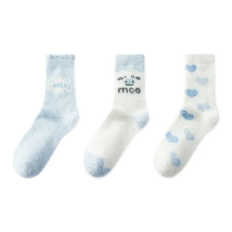 SEM/R Mid Calf Socks Women's 3 Pack-8