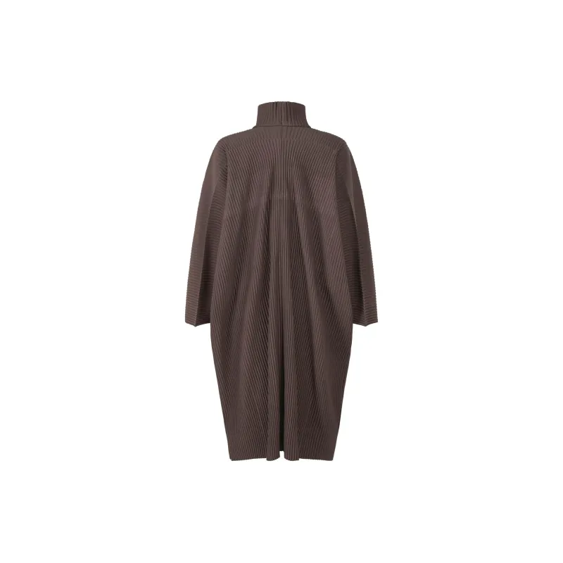 Homme Plissé Issey Miyake Coat Men's Brown-1