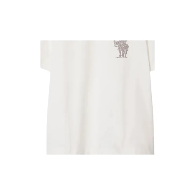 Burberry Equestrian Knight motif T shirt-5