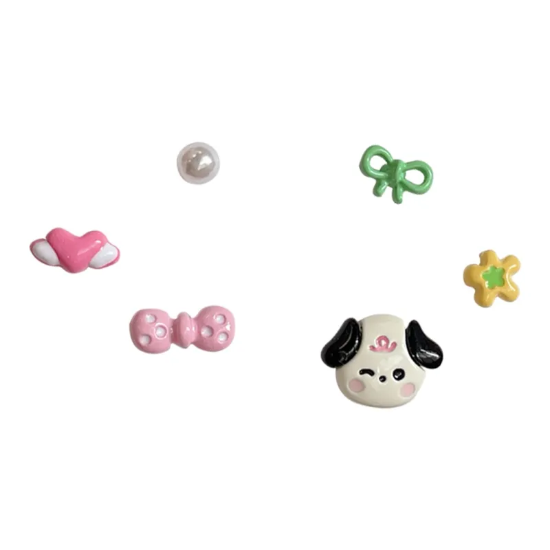 Welcome To The Treasure Alloy Stud Earrings Unisex-14