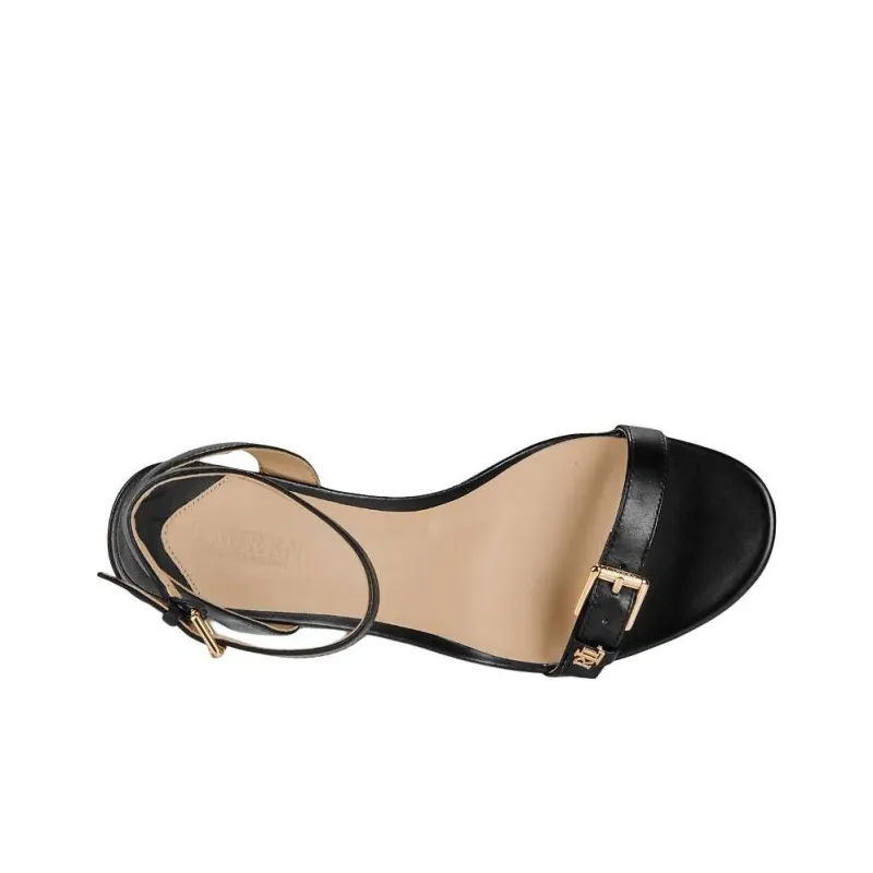 LAUREN RALPH LAUREN Melissah One Strap Sandals 5cm Women's Black-4