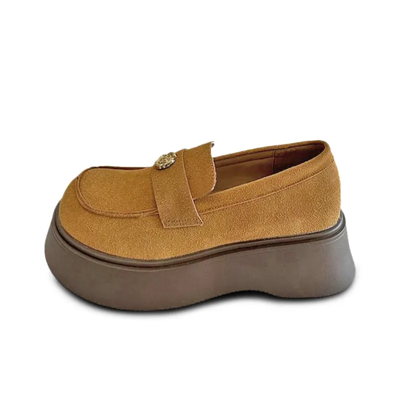 N6N8 Loafers Women's Light Brown, Yellow, Light Gray-4