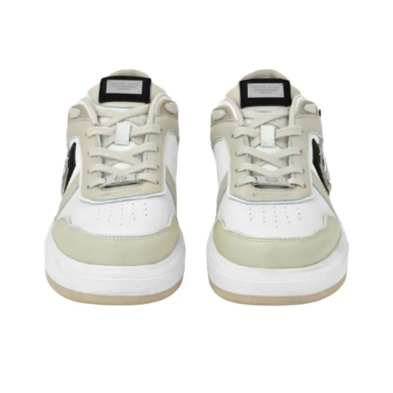 PHILIPP PLEIN Lo Top Low Top Skateboard Shoes Unisex Beige-4