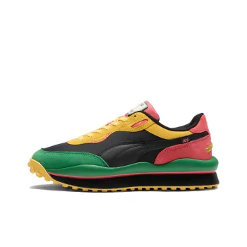 PUMA Style Rider Anti Slip Wear Resistant Low Top Casual Shoes Unisex Black Green