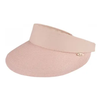BRONTE Straw Cotton Sun Protection Hats Unisex Pink
