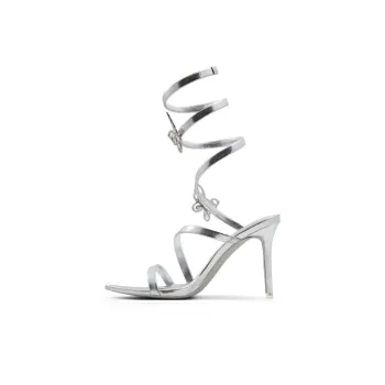 ALDO One Strap Sandals 9.53CM Women's Silver