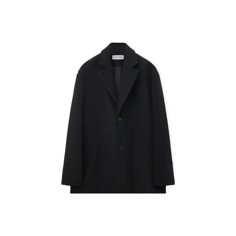 LOEWE Coats Men Black-4