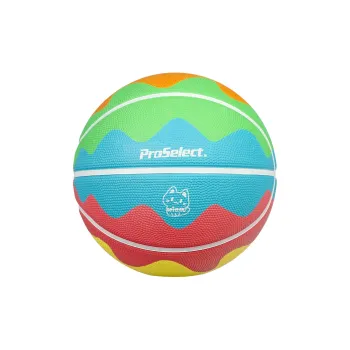 ProSelect Rubber Basketball Multicolor Size 5 Training Kids'