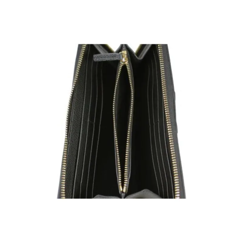 VERSACE VERSACE Leather Wallet Women's Black-2