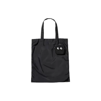 UNIQLO ANYA HINDMARCH Collaboration Polyester Shoulder Bags Handbags Regular Women's Black