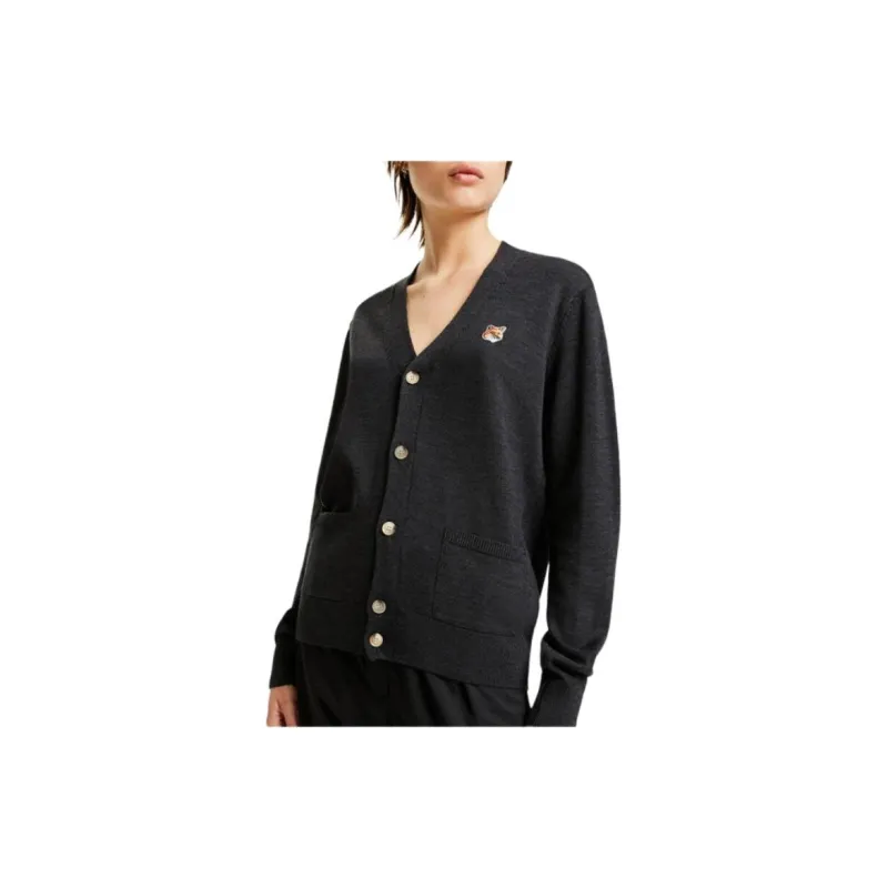 Maison Kitsune Sweaters Men Dark Gray-4