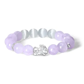 PARAS KORS Glass Cat Eye Bracelets Women's
