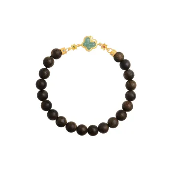 Moon Seal Hundred Rivers Fragrance Agarwood Precious Wood Bracelets Unisex