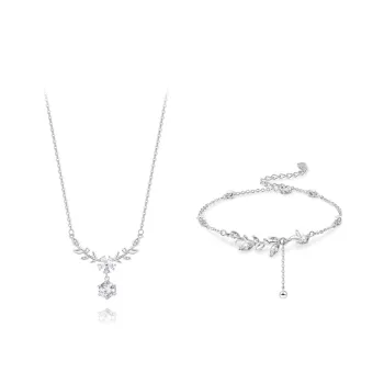 KUMET Sterling Silver Necklaces Women's Love Confession Box