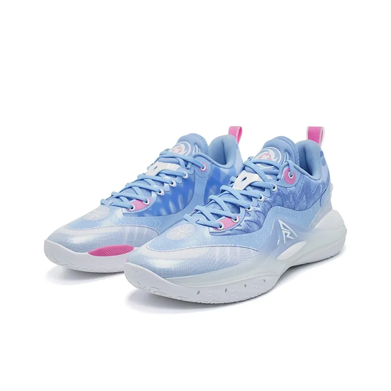 RIGORER Rieves Second Generation Basketball Shoes Men Low Top Calm Blue/Standard White-2