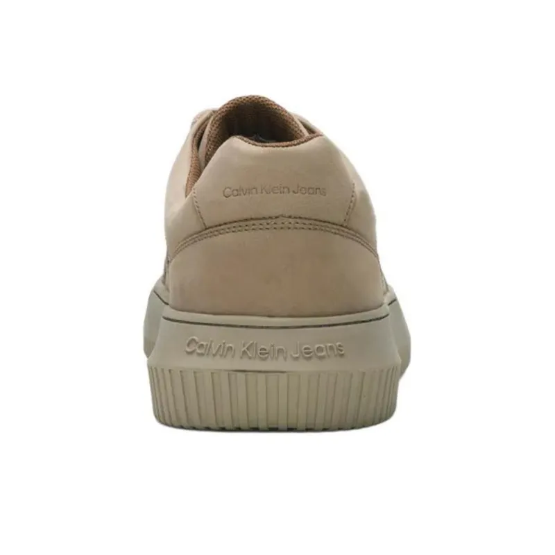CALVIN KLEIN Jeans Low-Top Skateboard Shoes Men's Brown-3