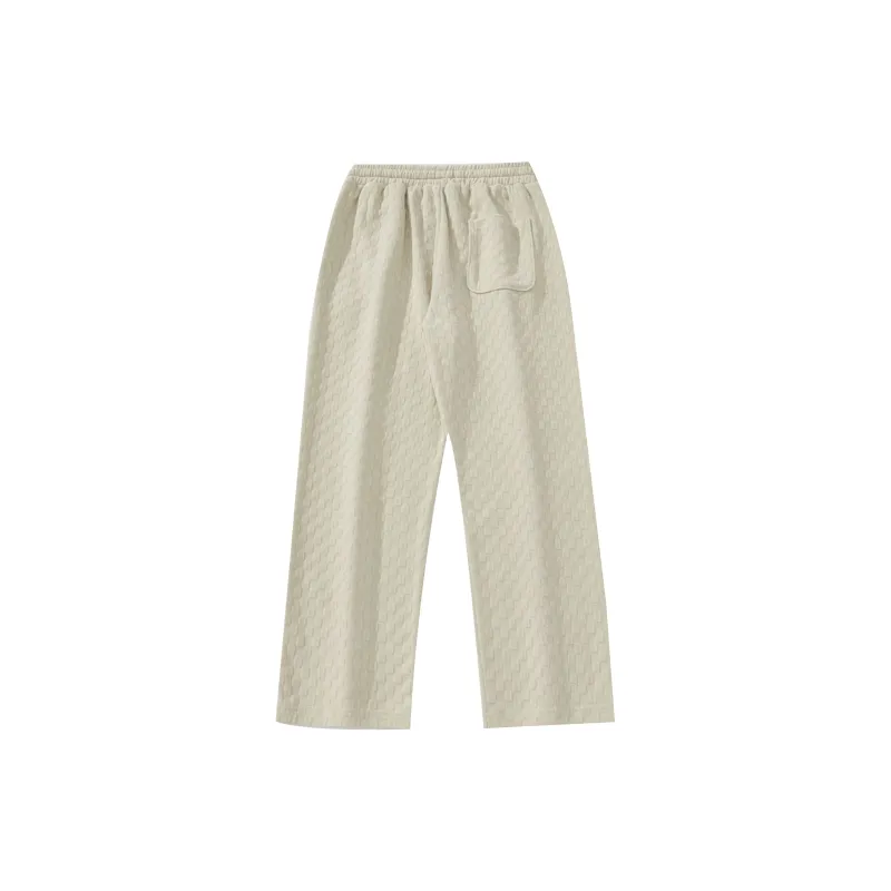 FAIRWHALE Casual Pants Unisex Khaki-1
