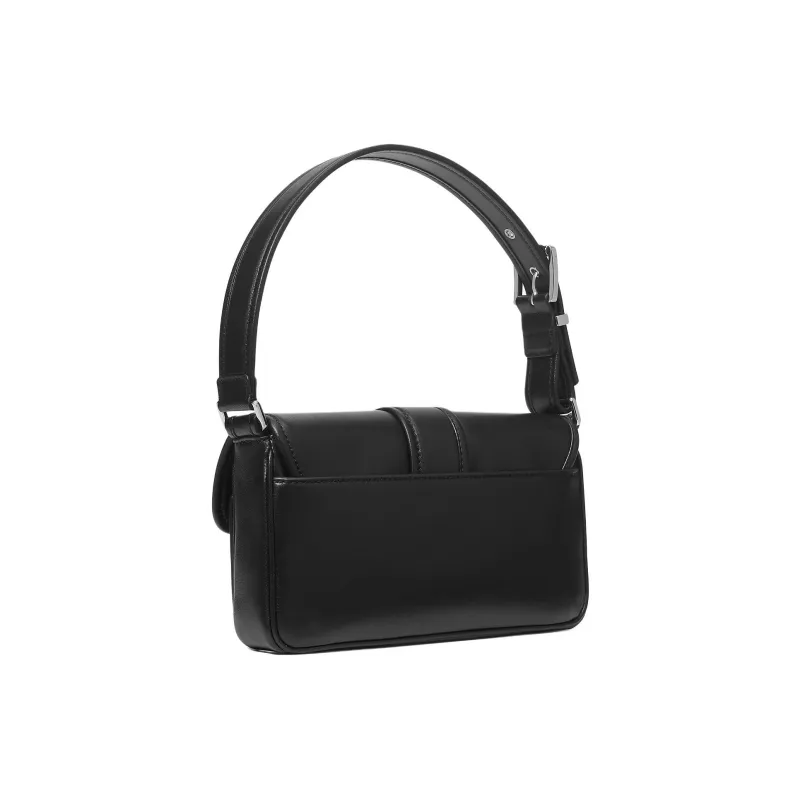 MICHAEL KORS Colby Leather Shoulder Bag Medium Size Women's Black-1