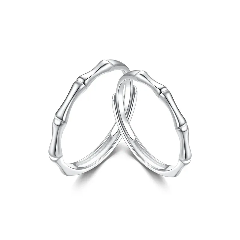 LUCA Sterling Silver S999 Silver Rings Unisex-8