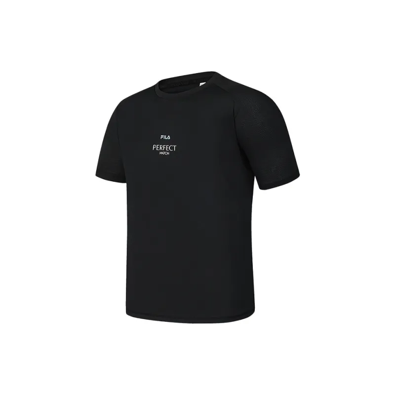 FILA T Shirts Men Pitch Black-1