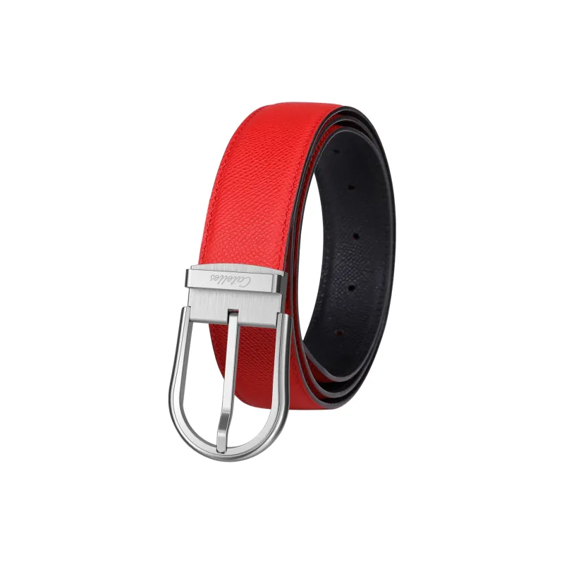 CATELLES Dual Sided Soft Top Grain Cow Leather Leather Belts Men's 3.5cm-7