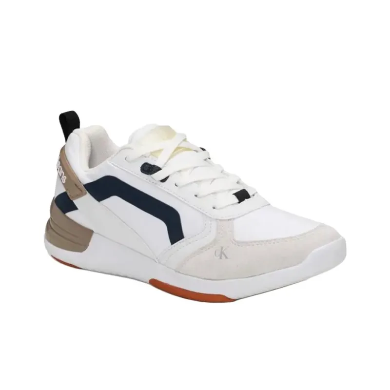 CKJ CALVIN KLEIN JEANS Jeans Low-Top Casual Shoes Men's White-2
