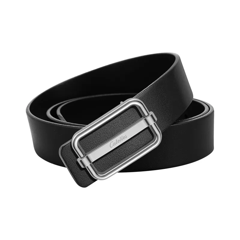 CATELLES Unlined Top Grain Cow Leather Leather Belts Women's 3cm-2
