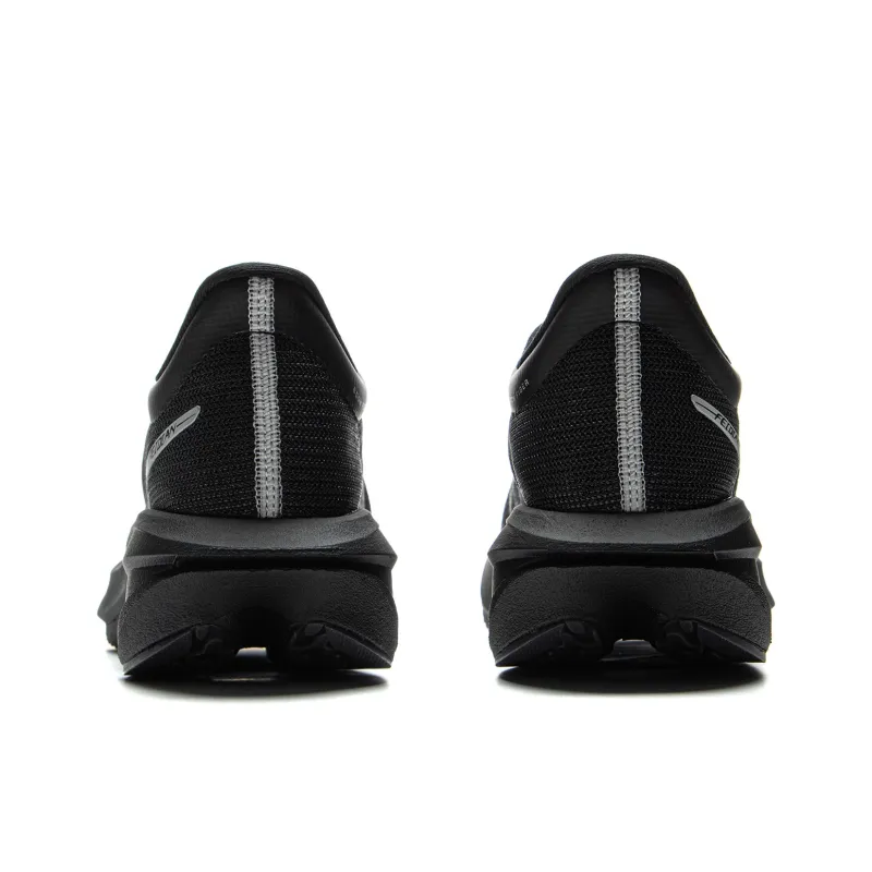 LINING Feidian 5 Challenger Running Shoes Men Low Top Black Silver-5