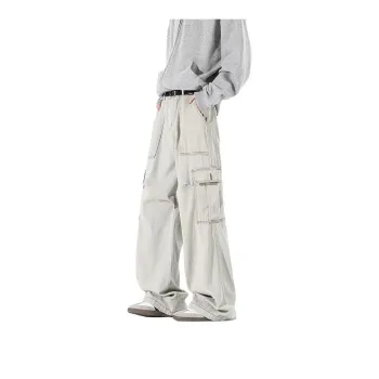 TESTUNG Cargo Pants Unisex Apricot