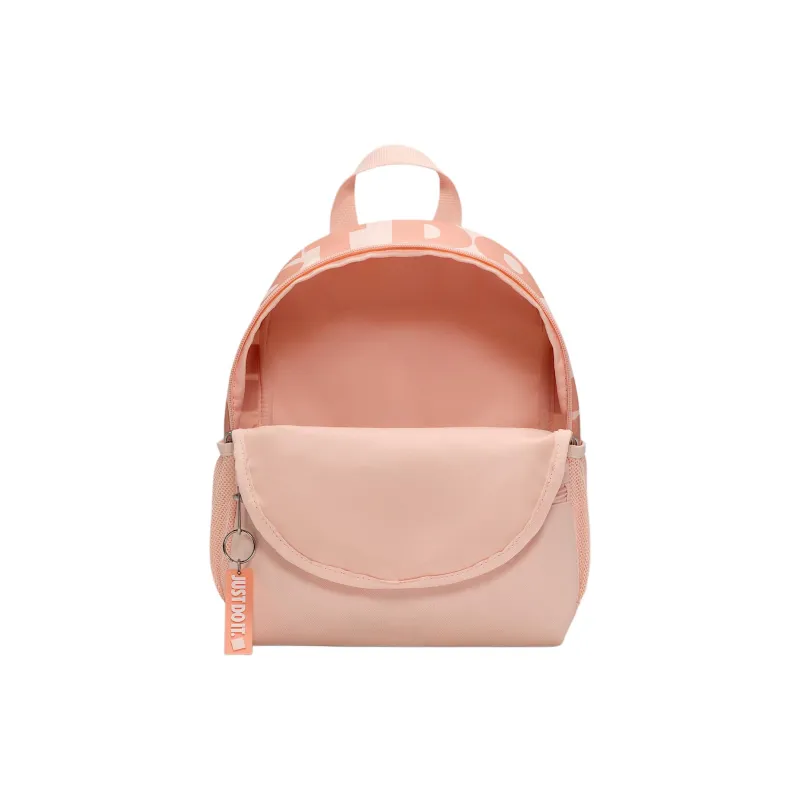 Nike Brasilia Fabric Backpack Regular Unisex Coral Red & Apricot Yellow & Pink & Mountain White-2