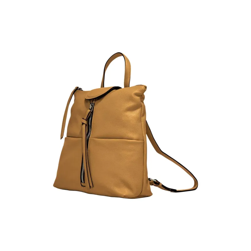 GIANNI CHIARINI Leather Backpack Women's Yellow-1