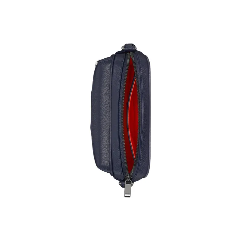 DIOR Cow Leather Crossbody Bag Shoulder Bag Mini Unisex Marine Blue-2