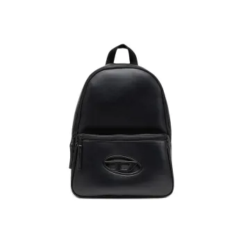 DIESEL PU Backpack Medium Size Men's Black
