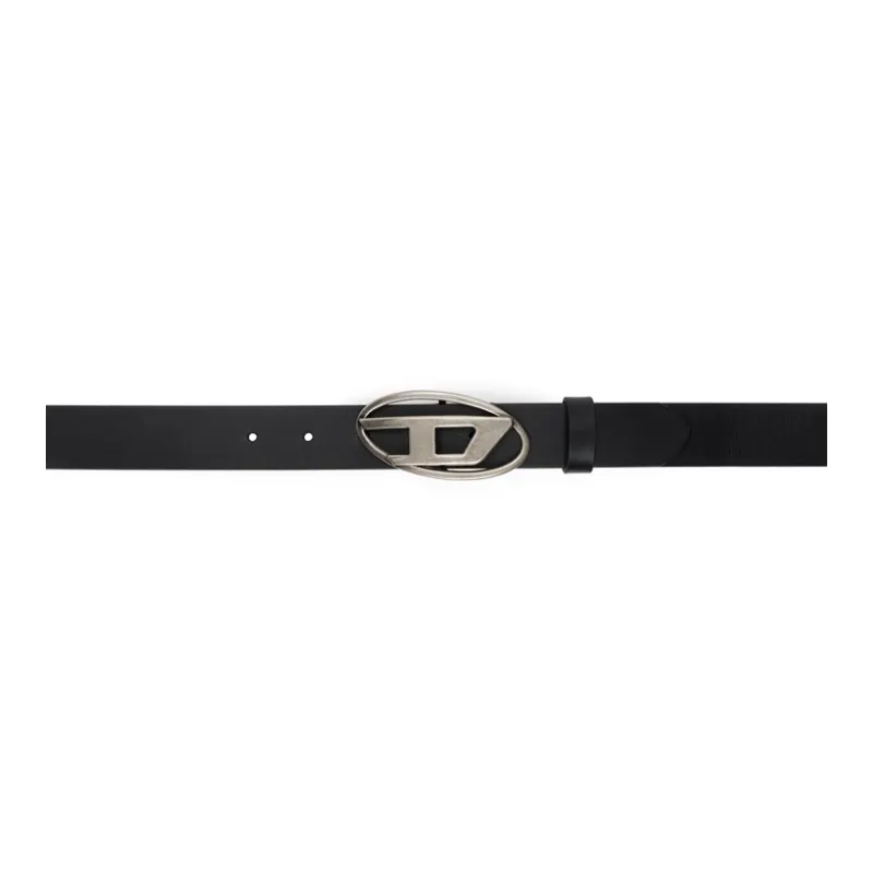 DIESEL Leather Belts Kids' Black Width 3CM-0
