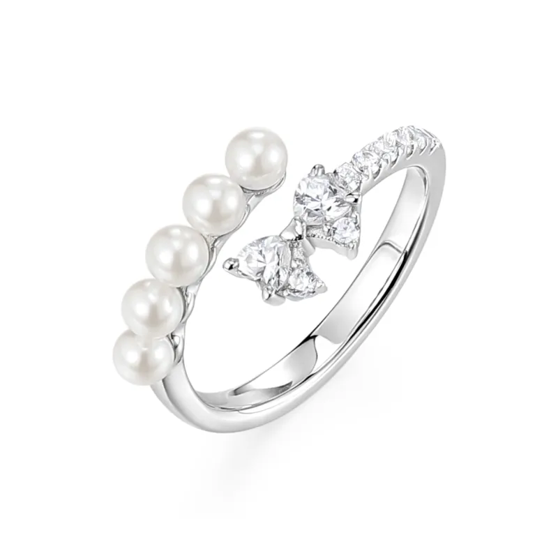I Do&Co. 925 Sterling Silver Shell Pearl Rings Women's-0