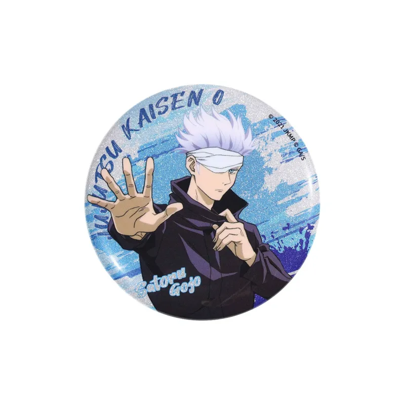 BOOM COMIC Boogie Monsoon Jujutsu Kaisen 0 Silver Onion Craft Large Badge Satoru Gojo Yuta Okkotsu Official Badges-4