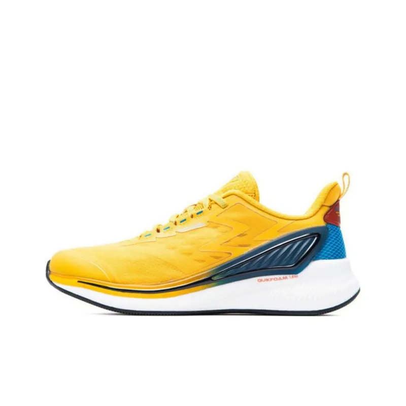 361° Night Shadows Cushioned Slip-Resistant Low-Top Running Shoes Men's Yellow-0